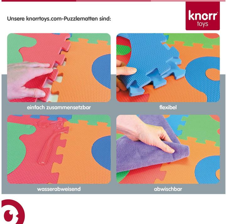 Immagine prodotto Knorrtoys Alfabeto e numeri (30 x 30 cm)