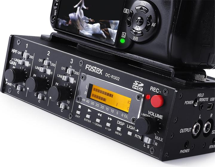 Immagine prodotto Fostex Dc-R302 (Registratore audio DSLR)