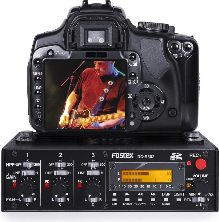 Immagine prodotto Fostex Dc-R302 (Registratore audio DSLR)