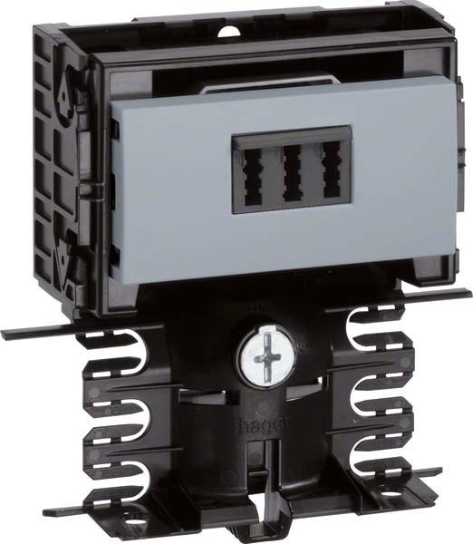 Immagine prodotto Hager TEH SL20080945D1 Porta dispositivi parte tecnica TAE 3x6 NFN SL 20x80mm decoro alluminio (2 cm)