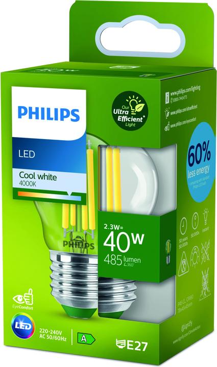 Immagine prodotto Philips LED classico (E27, 2.30 W, 485 lm, 1 x, A)