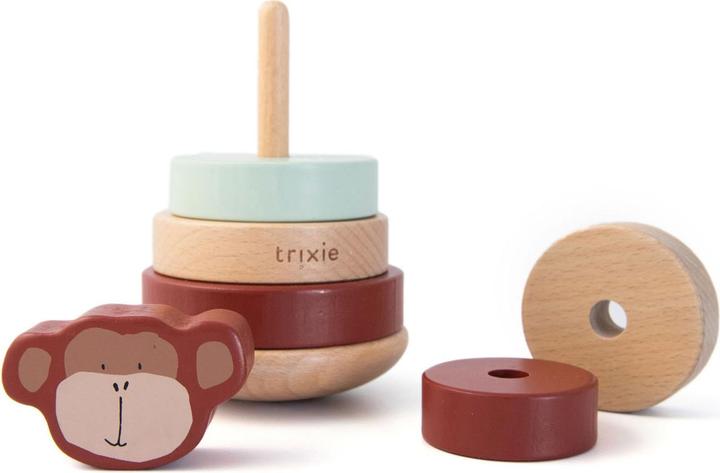 Actual product image Trixie Baby Wooden stacking toys