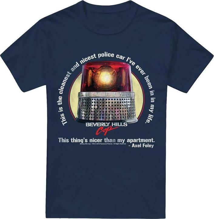 Produktbild Beverly Hills Cop Nicest Police Car TShirt (S)