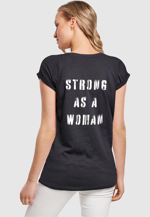 Actual product image Merchcode Ladies WD - Strong As A Woman Extended Shoulder Tee - 116539 (S)