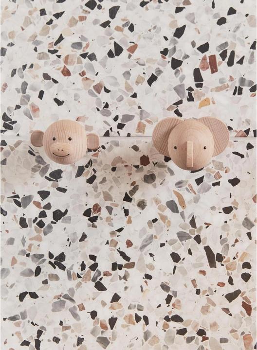 Image du produit Oyoy crochet mural Monkey 7 cm, Nature