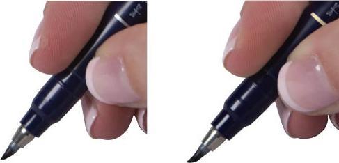 Produktbild Tombow Kalligraphie-Stift WS-BH / BS (Schwarz, 2 x)