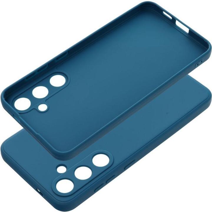 Actual product image OEM Back panel cover MATT case for SAMSUNG S24 Plus blue (Samsung Galaxy S24+)