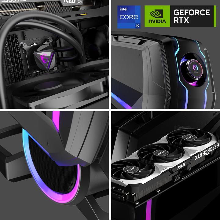 Image du produit MSI MEG Aegis Ti5 (Intel Core i7-13700KF, 32 Go, 1000 Go, GeForce RTX 4070 Ti)