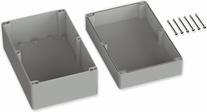 Actual product image Pollini POLLIN, polycarbonate housing, 240.3 x 160.3 x 120 mm, IP66, light grey