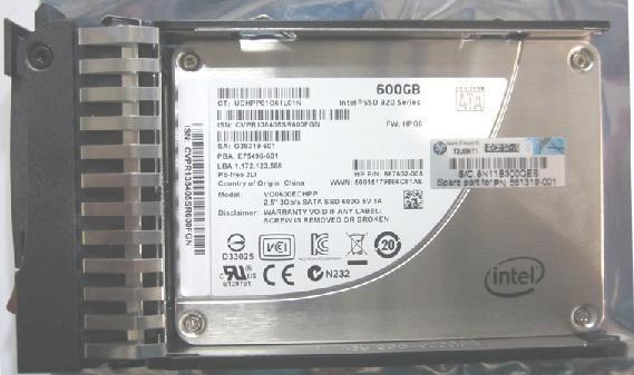 Image du produit HPE 600Gb SATA 2.5 pouces (0.60 To, 2.5")