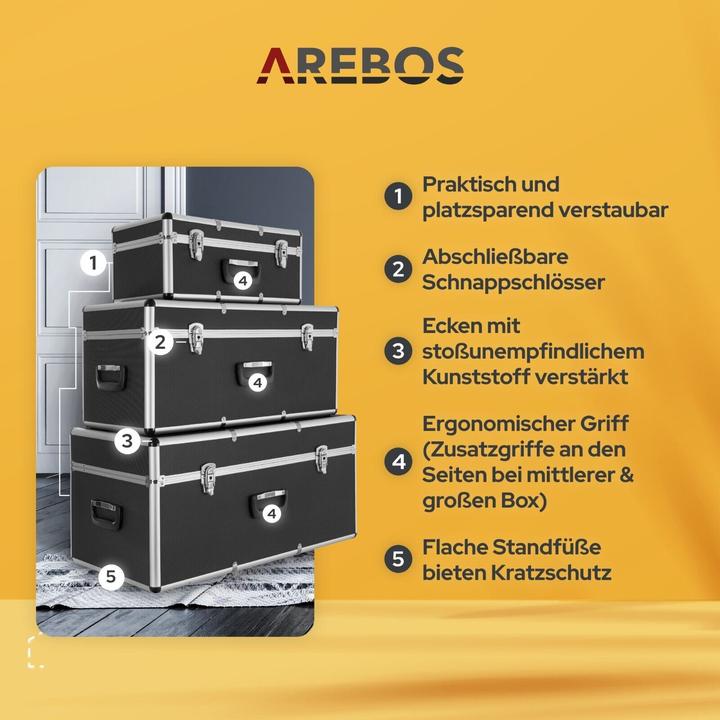 Produktbild Arebos Transportkoffer Set (100 l)