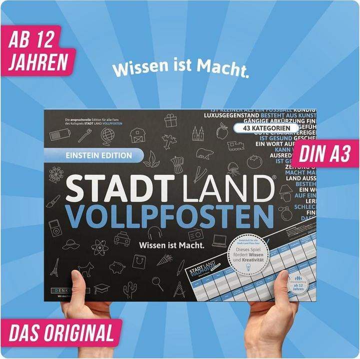 Produktbild Denkriesen Stadt Land Vollpfosten - Wissen ist Macht (Deutsch)