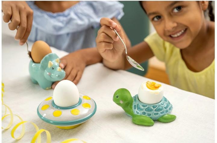 Image du produit Leonardo Coque d'oeuf pour enfant Avventura UFO, jaune/turquoise/blanc (1 x)