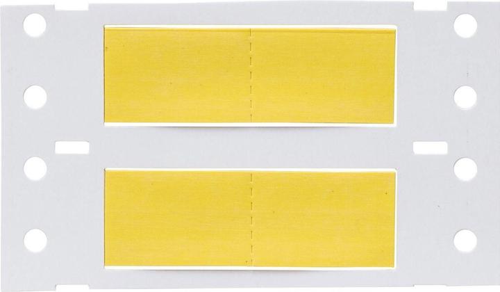 Actual product image Brady HX-250-2-YL-2, B-7642, Heatex heat-shrink tubing 2:1, yellow, 24.99 x 11.3mm, for cable diame