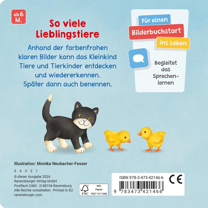 Actual product image Ravensburger Meine allerersten Tiere (German)