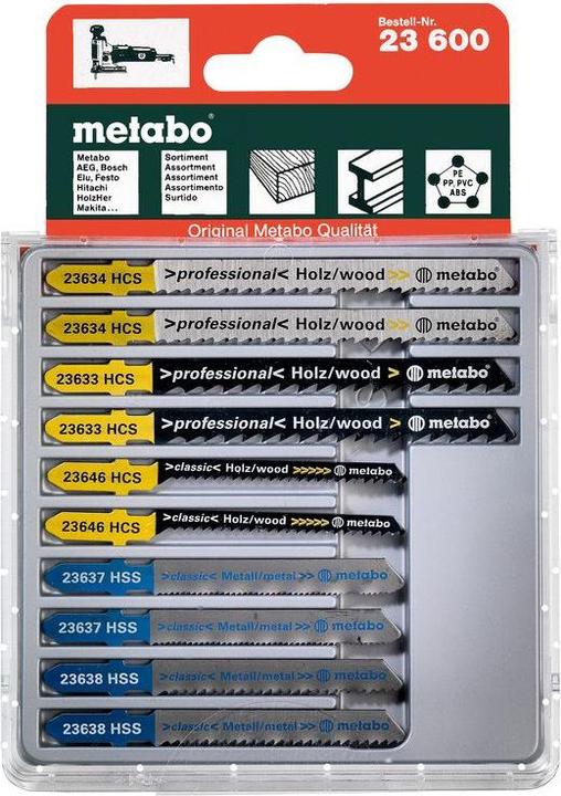 Produktbild Metabo Stichsägeblattsortiment