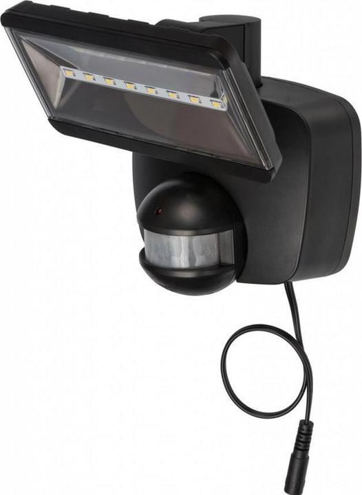 Actual product image Brennenstuhl Solar LED spotlight SOL 800 with infrared motion detector anthracite (400 lm, IP44)