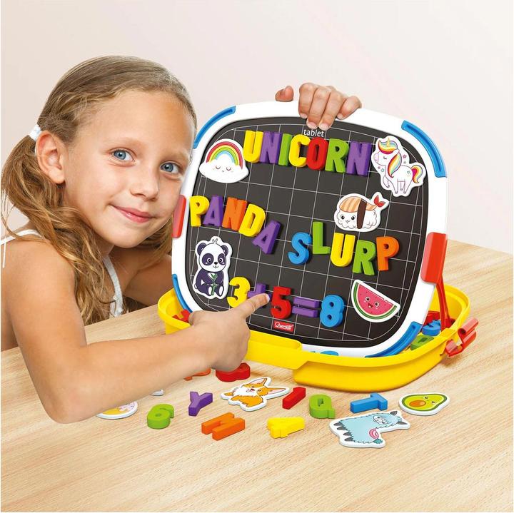 Immagine prodotto Quercetti Vassoio magnetico Lettere e Numeri