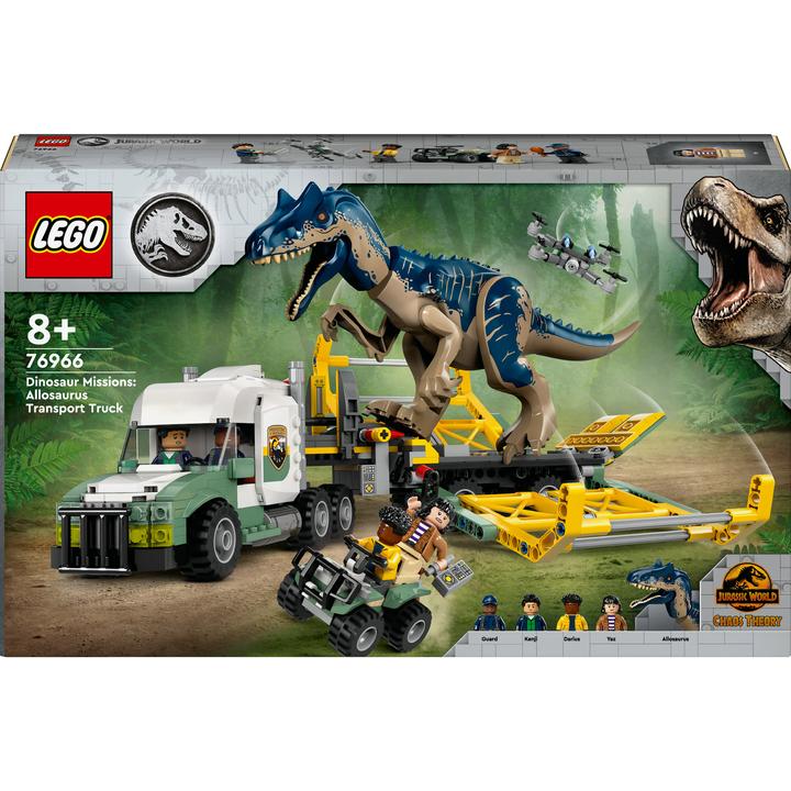 Produktbild LEGO Dinosaur Missions: Allosaurus Transport Truck (76966, LEGO Jurassic World)
