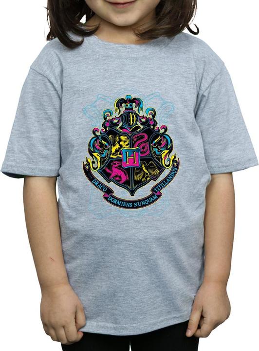 Image du produit - T-shirt NEON HOGWARTS CREST - Fille (140, 146)