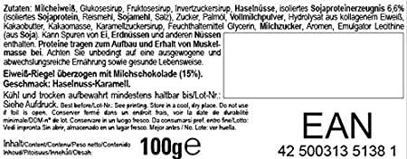 Nährwerte und Zutaten All Stars Hy-Pro Bar (24 x 100g) (Chocolate Nut Crunch, 1 Stk., 100 g)