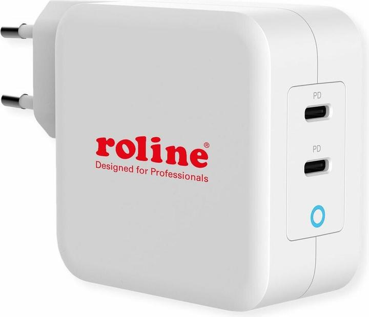 Roline USB Ladegerät 100W 2x C PD GaN (100 W)