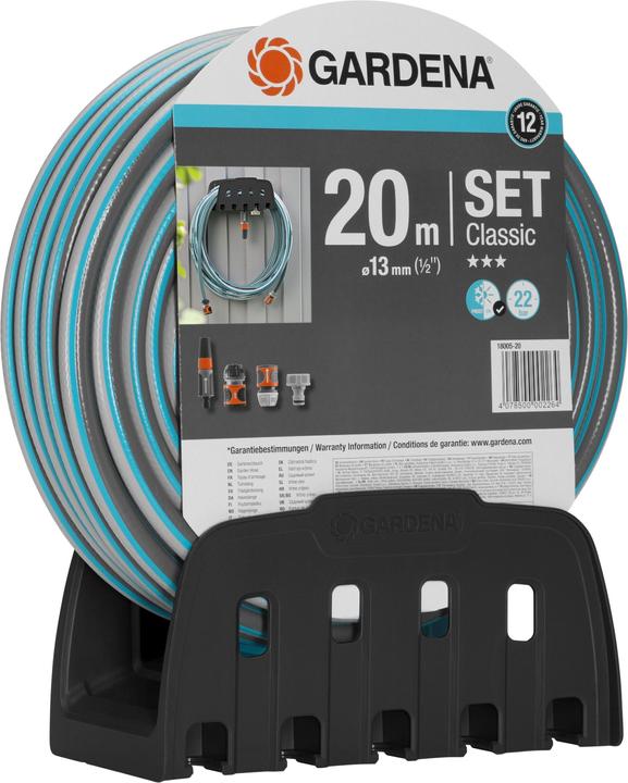 Produktbild Gardena Schlauch mit Wandschlauchhalter (20 m, 12.70 mm)