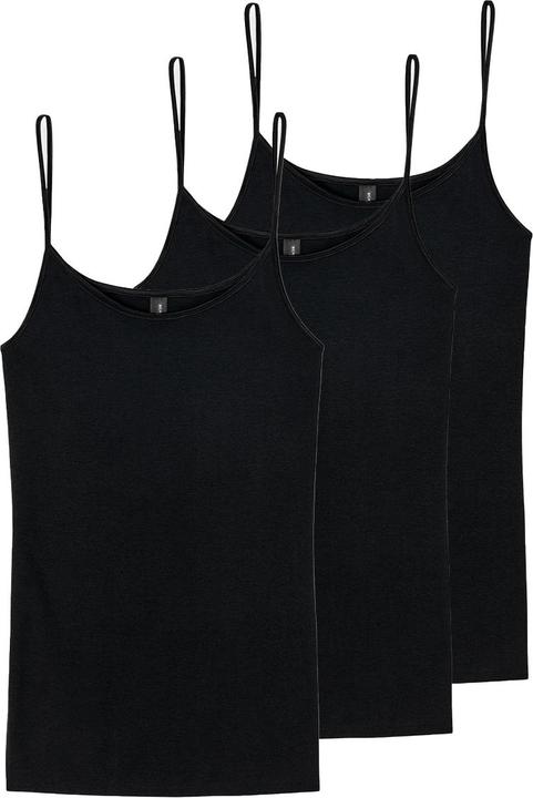 Schiesser 3er Pack Luxury Spaghetti Top