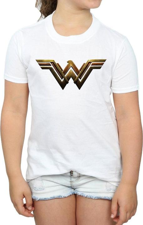 Produktbild Wonder Woman Mädchen Logo TShirt aus Baumwolle (140, 146)