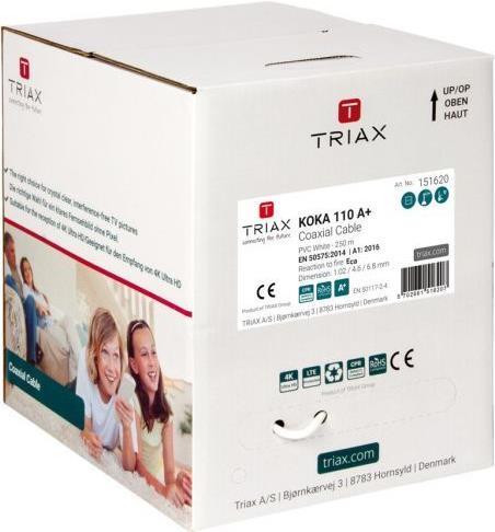 Produktbild Triax Koaxialkabel KOKA 110 A+ 250m Pullbox 110dB (110 dB, Antennenkabel)