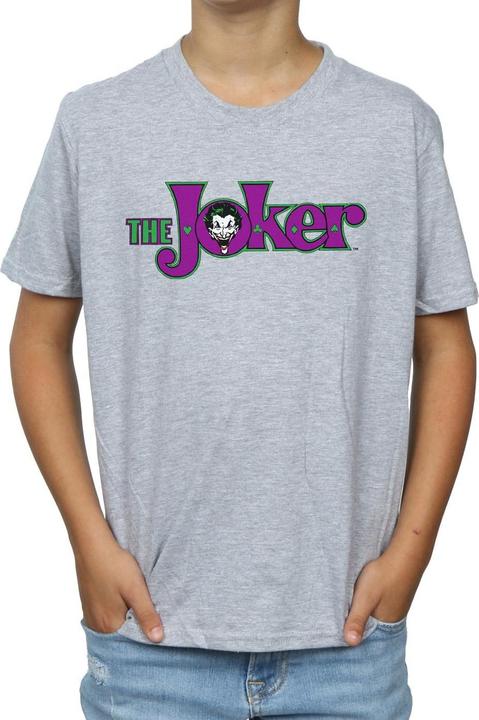 Immagine prodotto The Joker Text Logo Maglietta Ragazzi (140, 146)