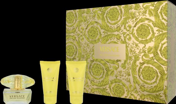 Actual product image Versace Yellow Diamond Christmas 2024 Eau de Toilette / BShower Gel / Body Lotion (Fragrance set)