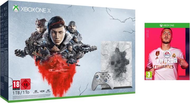 Microsoft Xbox One X + Gears 5 LE + FIFA 20