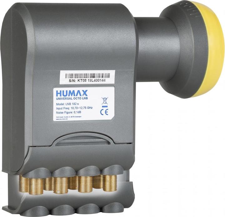 Image du produit Humax LNB 182s - F - 4 cm - 60 mm - 135 mm - 115 mm - 470 g (Octo LNB, 40mm)