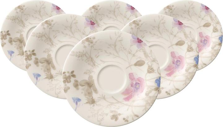 Produktbild Villeroy & Boch Multipack Mariefleur Gris Basic Kaffee-/Teeuntertasse - 6 Stück (6 x)