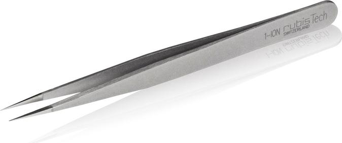 Actual product image Rubis Tweezers silver-ion, pointed, 12 cm, 1-ION