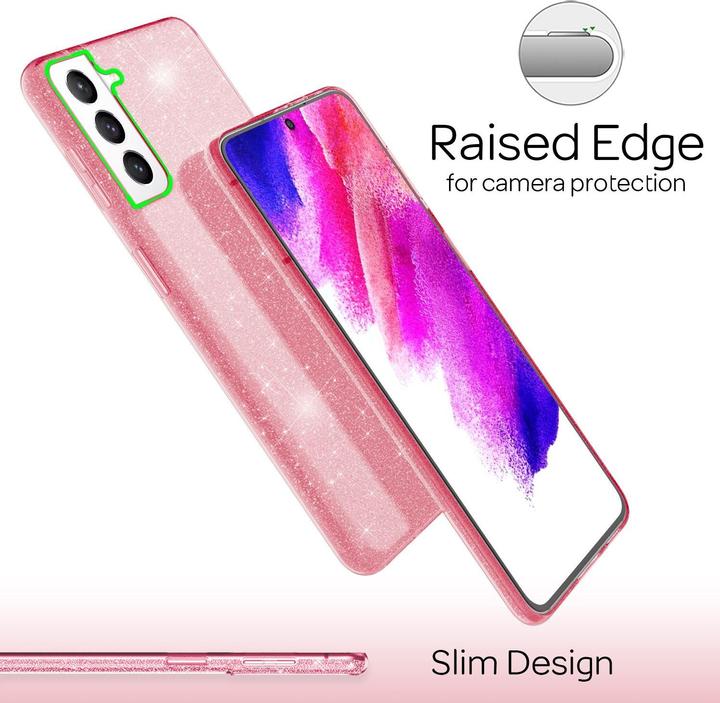 Immagine prodotto Nalia Custodia per cellulare Glitter (Samsung Galaxy S21 FE)