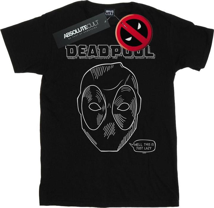Image du produit - T-shirt DEADPOOL THIS IS JUST LAZY - Homme (M)