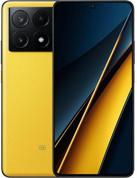 Immagine prodotto Xiaomi Poco X6 Pro (256 GB, Giallo, 6.67", Doppia SIM, 64 Mpx, 5G)