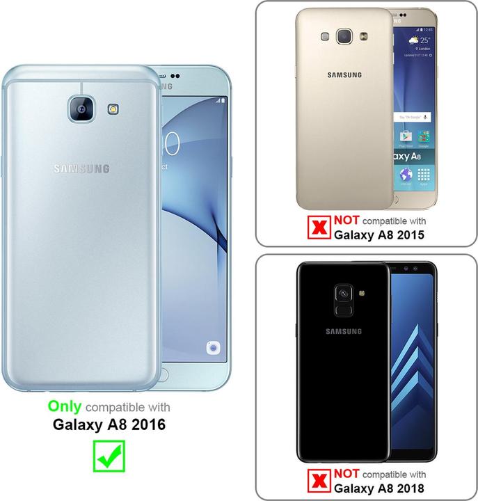 Actual product image Cadorabo Book Invis. Magnetic cover (Samsung Galaxy A8 (2016))