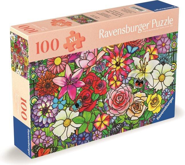 Image du produit Ravensburger Puzzle 12001364 - Fenêtre fleurie - Puzzle pour les personnes âgées et les seniors, avec 100 (100 pièces)