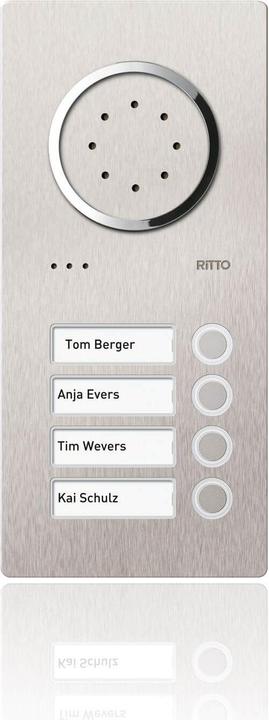 Actual product image Ritto Electric door station Acero participant