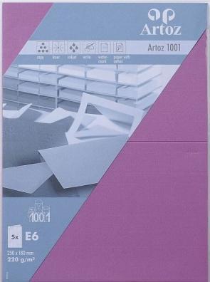 Produktbild Artoz 1001 Karten holunder (E6, 220 g/m², 5 x)