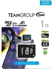 Produktbild Team Electronic ELITE A1 Flash-Speicherkarte (SD-Adapter inbegriffen) (1000 GB, microSD, U3, UHS-I)