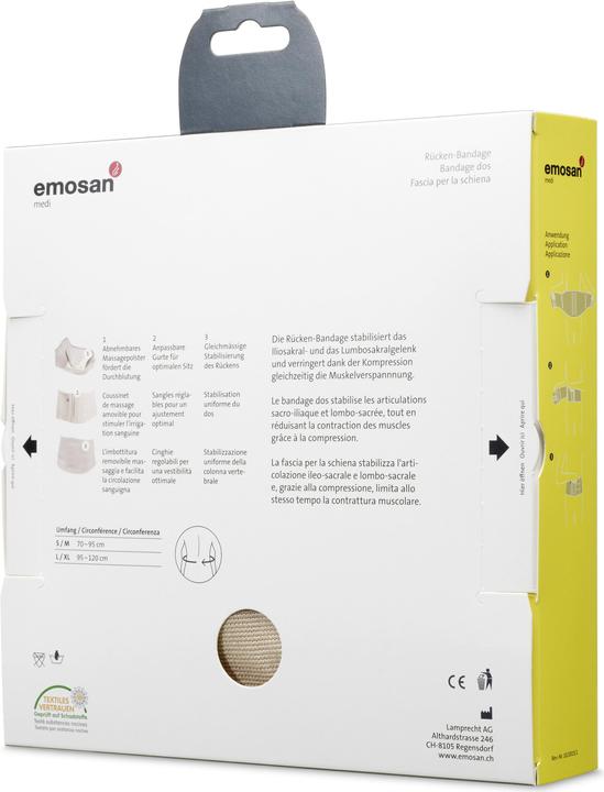 Produktbild Emosan medi Rücken-Bandage (L, XL)