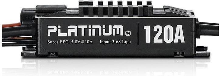 Actual product image Hobbywing Platinum Pro 120A V4 3-6s BEC 10A