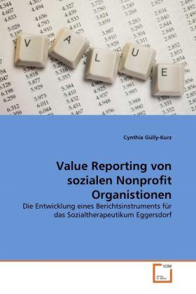 Immagine prodotto Value Reporting von sozialen Nonprofit Organistionen (Tedesco, Cynthia Gülly-Kurz, 2010)