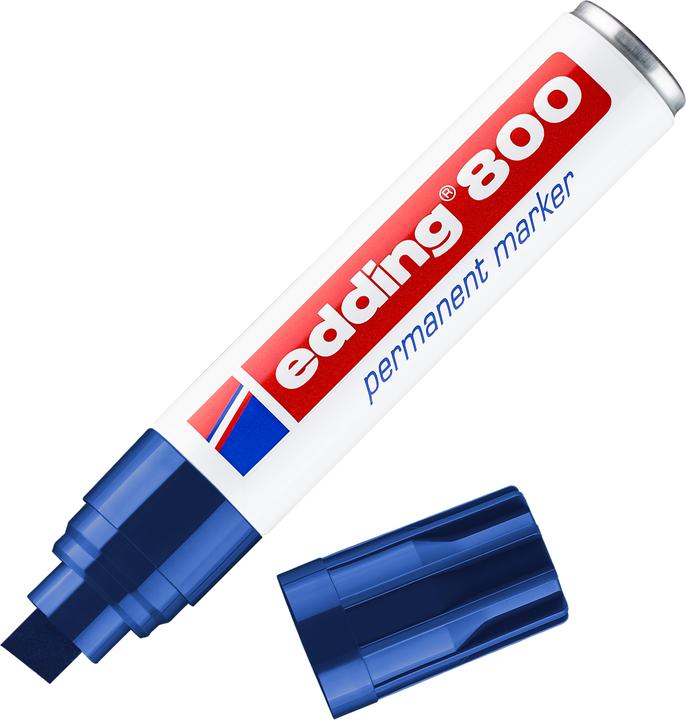 Actual product image Edding Permanent Marker 800 (Blue, 4 mm, 1 x)