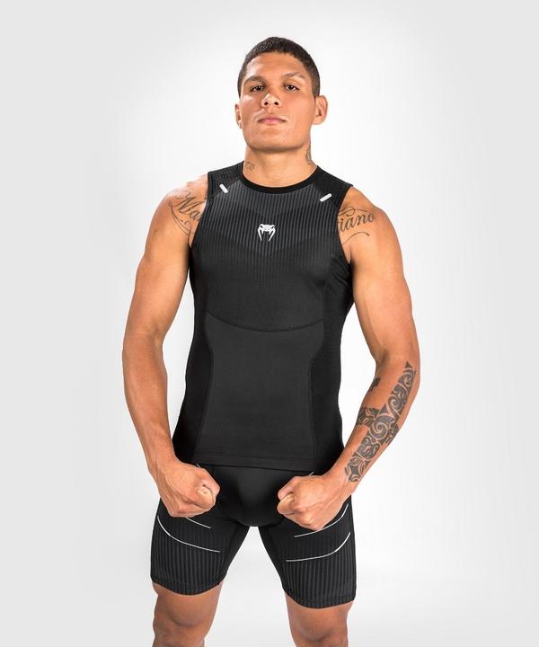Venum Rashguard Sleevless Biomecha - Black/Grey - XL (XL)