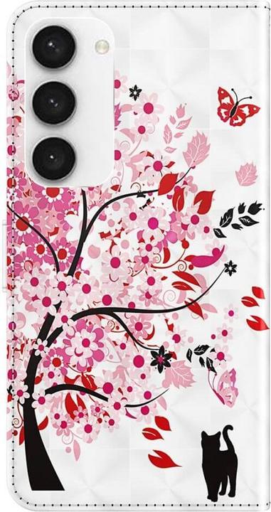Produktbild Cover-Discount Etui Glitzer Effekt Schmetterling blau (Samsung Galaxy S24)